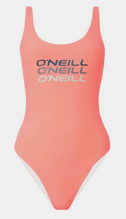 Rózsaszín női sportos egyrészes fürdőruha O’Neill
